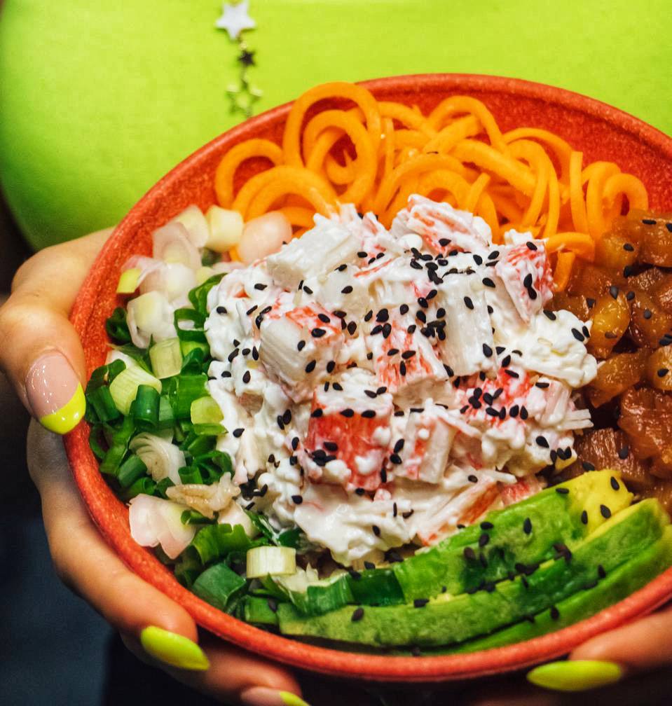 POKE KEIKI - CANGREJO Y QUESO CREMA