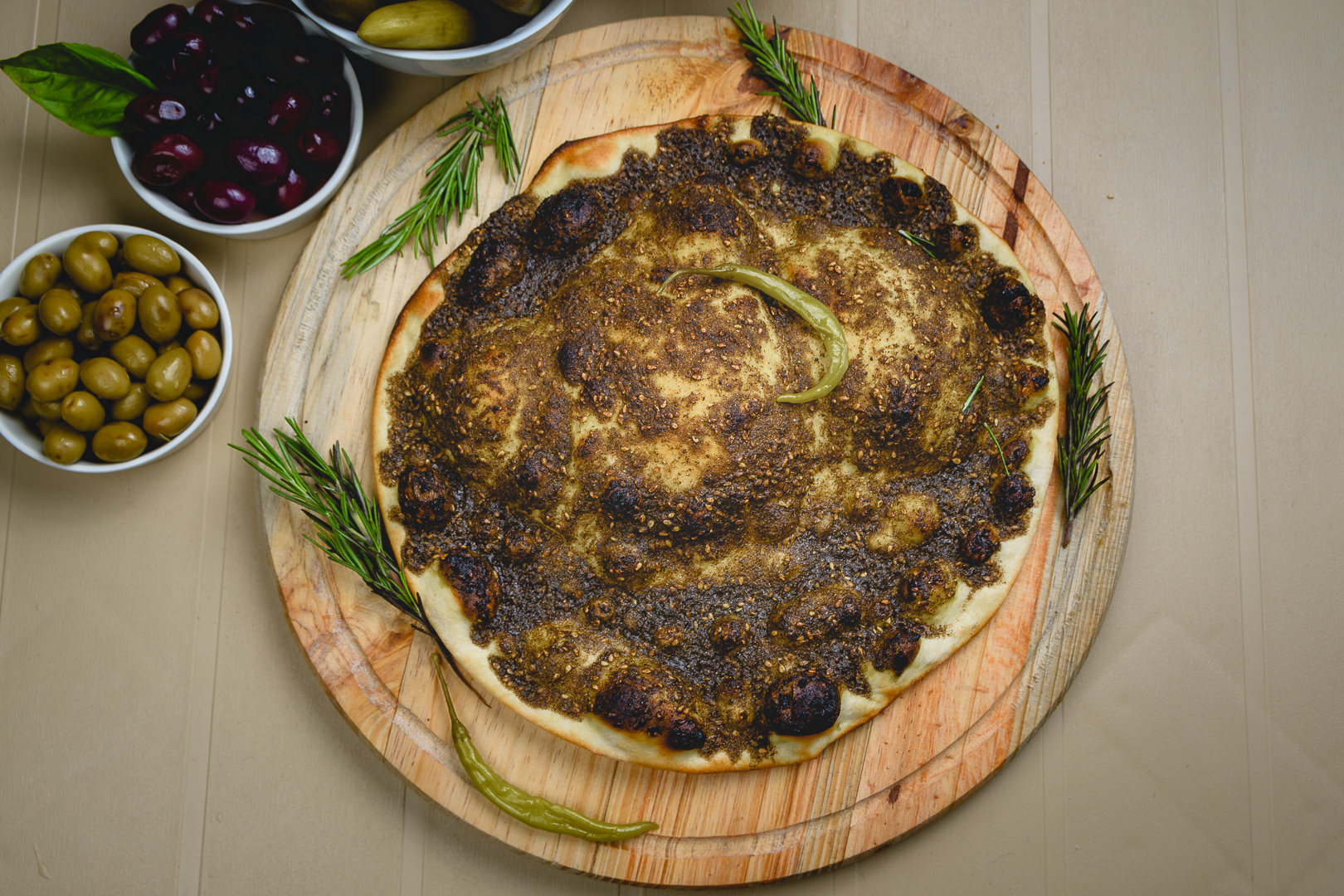 PIZZA DE ZAATAR