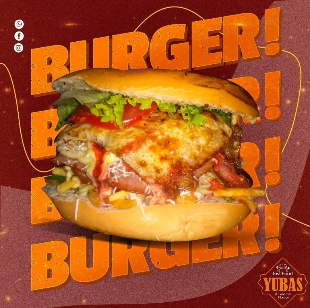 HAMBURGUESA / ESPECIAL DOBLE (CHULETA CON CARNE O POLLO)