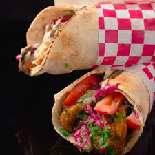 Enrollado de Falafel con Pollo