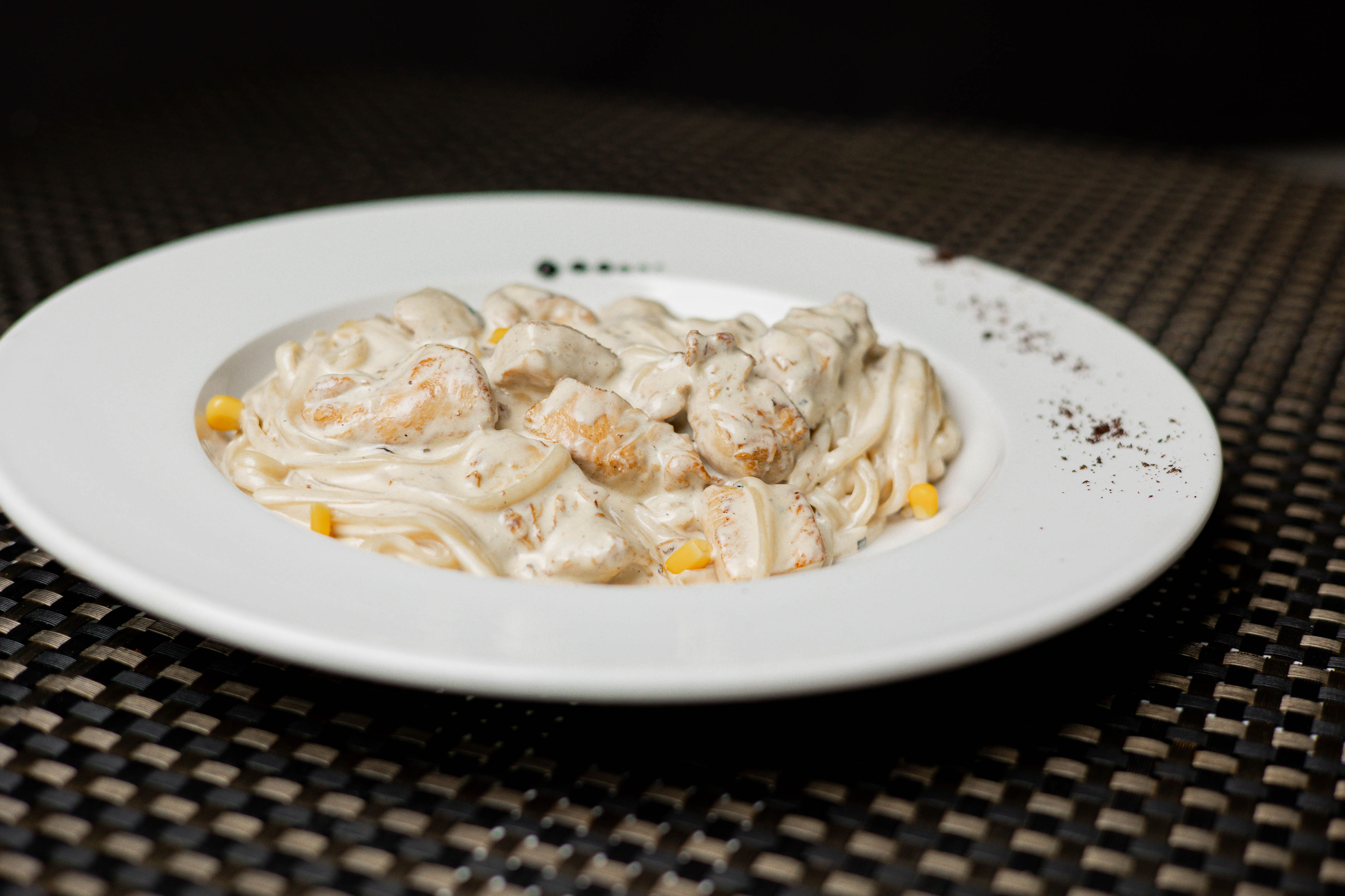 PASTA CARBONARA CON POLLO