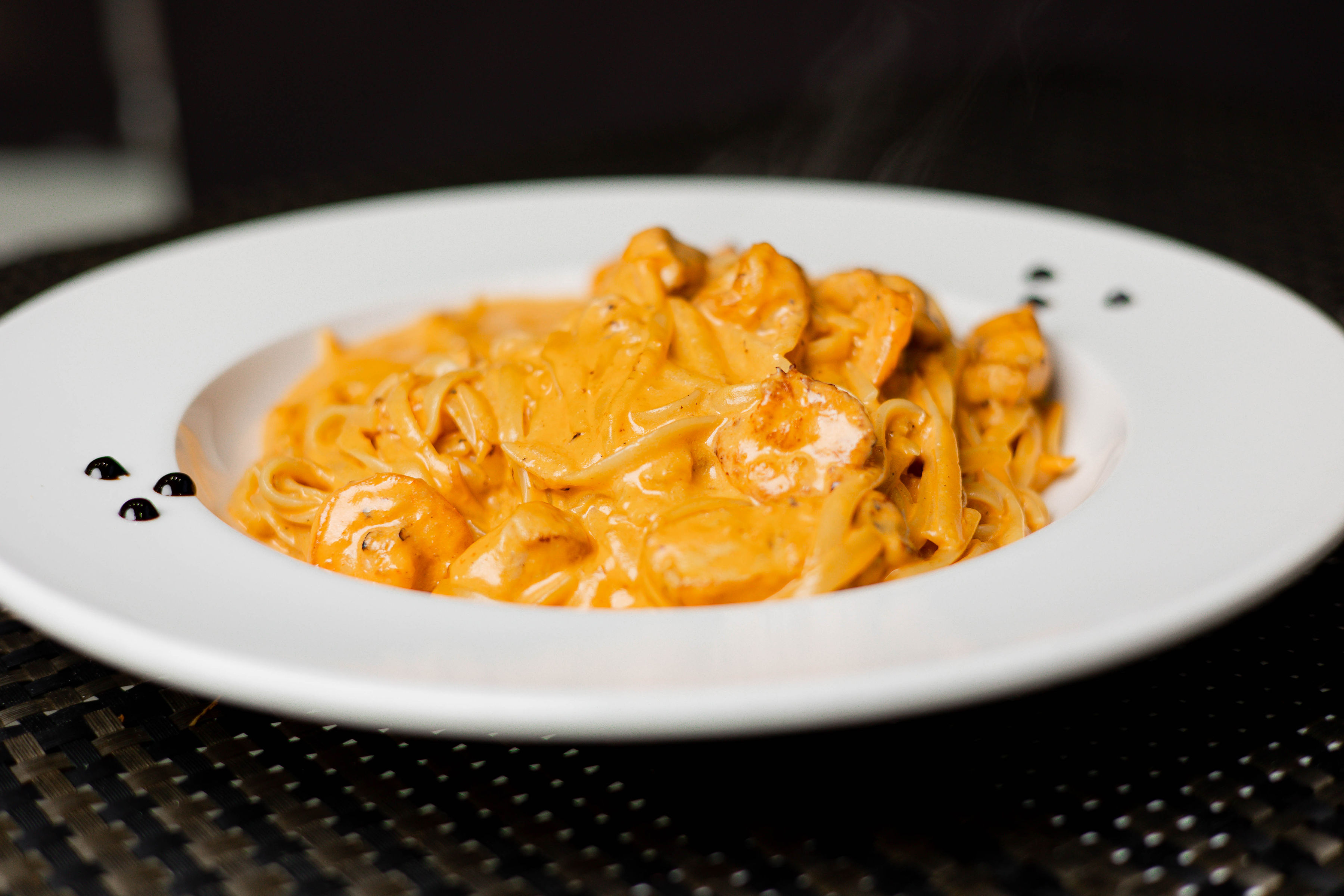 PASTA SALSA DE CAMARONES (BLANCA, ROJA, AURORA)