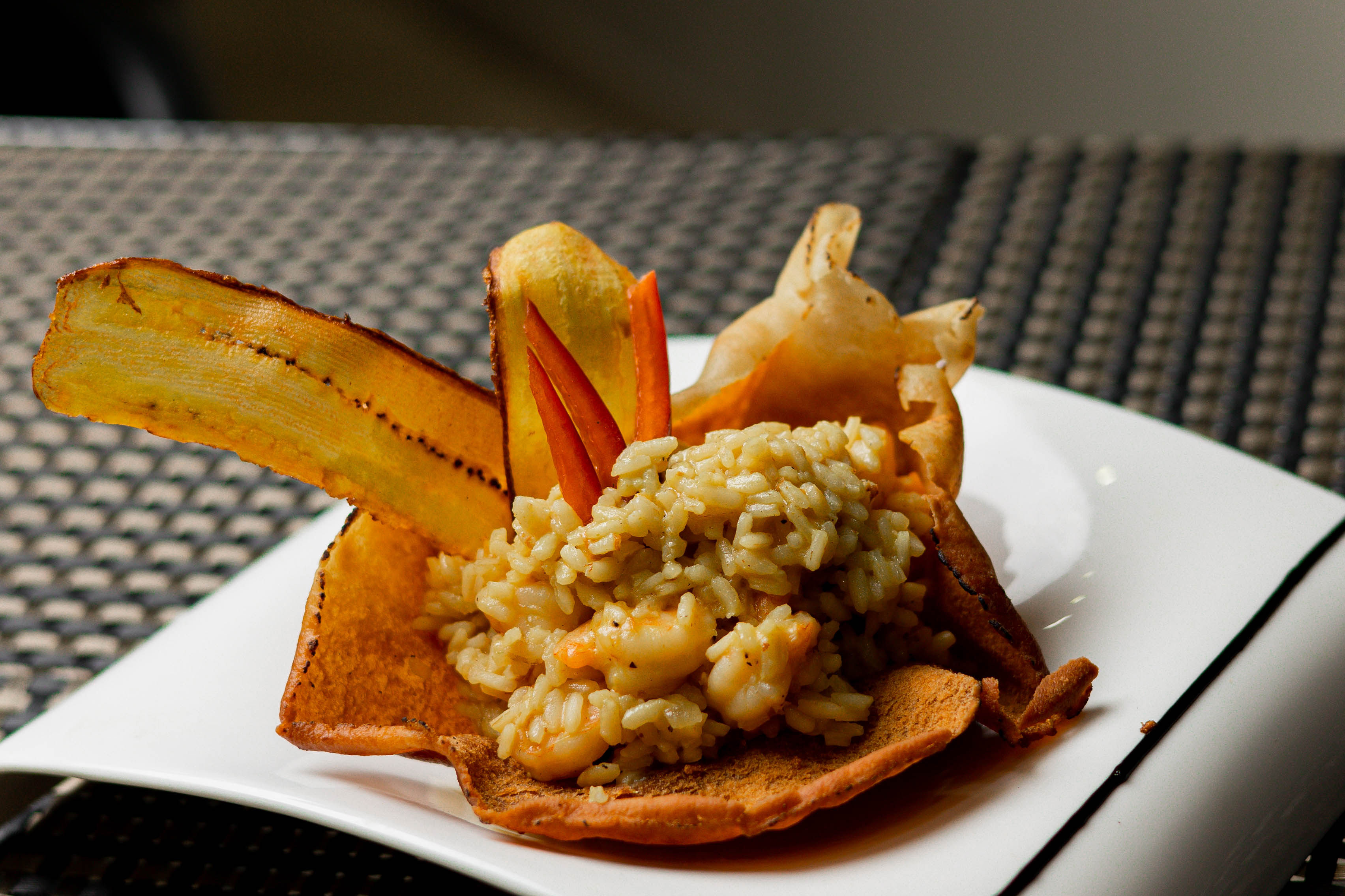 RISOTTO DE CAMARONES COCO Y CURRY